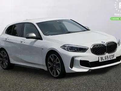 Used BMW M135 Comfort Edition 306 HP (225 kW) 2020 White Hatchback