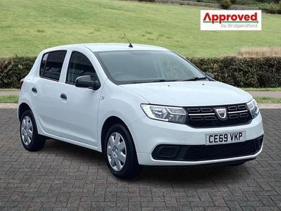 White Used 2019 Dacia Sandero Essentiel Hatchback | £5,350 (Fair price)