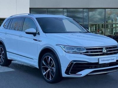 White Used 2025 VW Tiguan Allspace R-line SUV | £34,154 (A bit pricey)