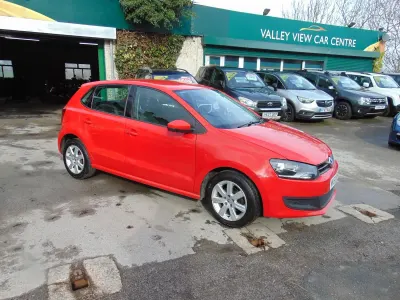 Used VW Polo SE 70 HP (51 kW) 2010 Red Hatchback