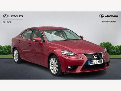 Red Used 2015 Lexus IS300h Executive Line Sedan | £13,601 (Fair price)