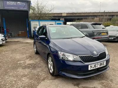Used Skoda Fabia SE 2017 Blue Hatchback