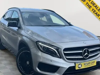 Used Mercedes GLA220 AMG line 177 HP (130 kW) 2016 Silver SUV