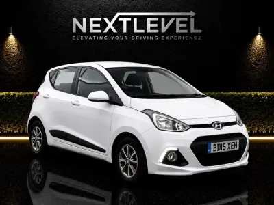 Usado Hyundai i10 Premium 67 CV (49 kW) 2015 Blanco Utilitario