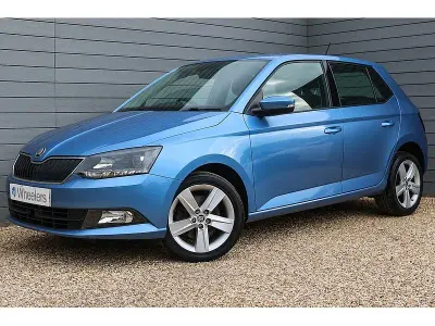 Used Skoda Fabia SE L 110 HP (80 kW) 2017 Blue Hatchback