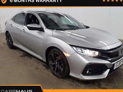 Begagnad Honda Civic SR 129 HK (94 kW) 2018 Silver Halvkombi