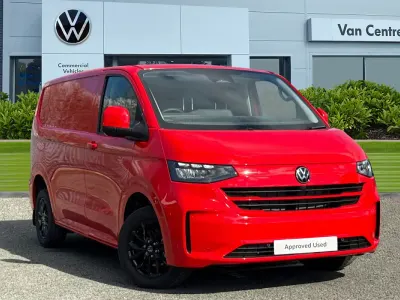 New VW Transporter Pro 148 HP (108 kW) 2026 Red Van