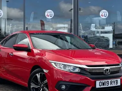 Used Honda Civic SR 126 HP (92 kW) 2019 Red Sedan