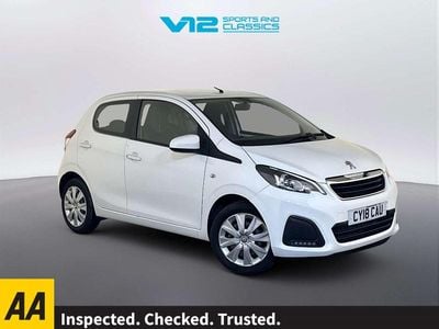 Used Peugeot 108 Active 68 HP (50 kW) 2018 White Hatchback