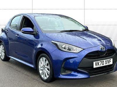 Blue Used 2020 Toyota Yaris Hybrid Hatchback | £13,586 (Fair price)