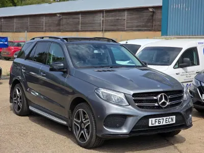 Used Mercedes GLE250 AMG Line Premium 204 HP (150 kW) 2017 Grey SUV