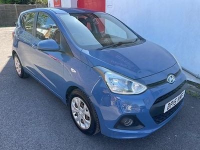 Usado Hyundai i10 SE 2015 Azul Citadino