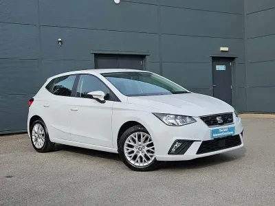Usado Seat Ibiza SE Technology 2019 Blanco Utilitario