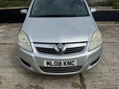 Used Vauxhall Zafira Design Edition 150 HP (110 kW) 2008 Silver MPV