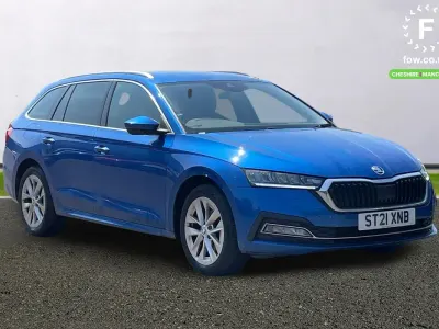 Used Skoda Octavia SE L 150 HP (110 kW) 2021 Blue Estate