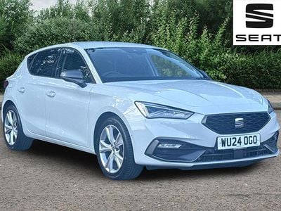 Used Seat Leon FR 150 HP (110 kW) 2024 White Hatchback