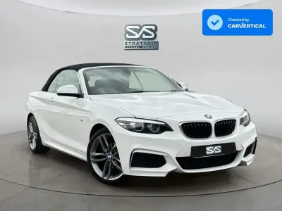 Used BMW 218 M Sport 136 HP (100 kW) 2018 White Cabriolet