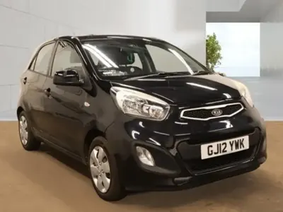 Used Kia Picanto 68 HP (50 kW) 2012 Black Hatchback