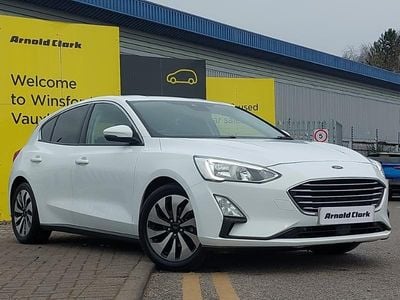 Used Ford Focus Zetec 100 HP (73 kW) 2019 White Hatchback