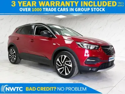 Used Vauxhall Grandland X Elite 130 HP (95 kW) 2019 Red SUV