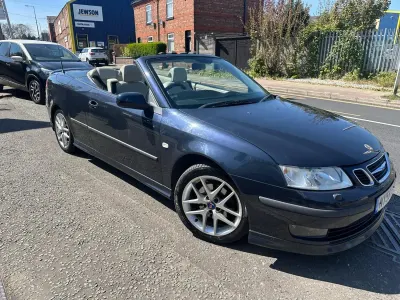 Używany Saab 9-3 Cabriolet Aero 2006 Niebieski Kabriolet