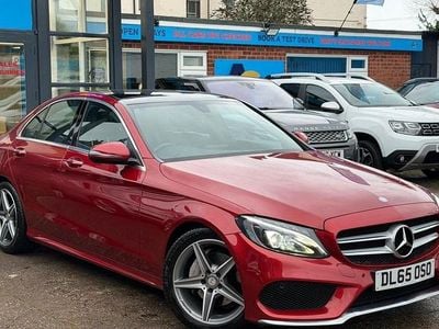 Red Used 2015 Mercedes C200 AMG Line Premium Sedan | £14,980 (A bit pricey)