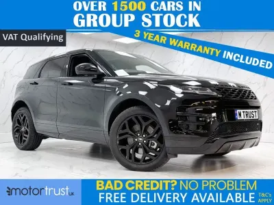 Used Land Rover Range Rover evoque HSE Dynamic 309 HP (227 kW) 2023 Black SUV