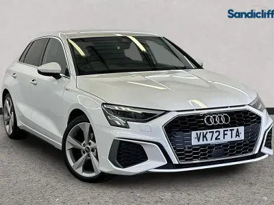 Usado Audi A3 S-Line 150 HP (110 kW) 2022 Branco Sedan
