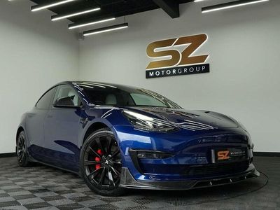 Blue Used 2020 Tesla Model 3 Performance Sedan | £19,995 (Fair price)