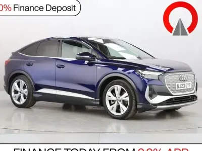 Used Audi Q4 Sportback e-tron S-Line 150 kW (204 HP) 2023 Blue SUV