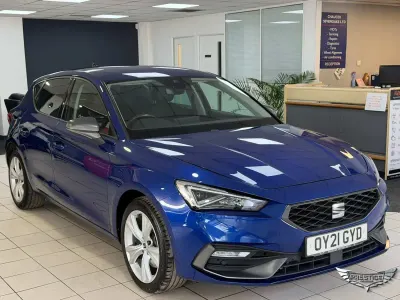 Second-hand Seat Leon FR 2021 Albastru Hatchback