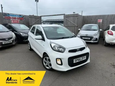 Usado Kia Picanto Air 65 HP (47 kW) 2016 Branco Citadino