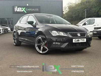Begagnad Seat Leon SE Dynamic 110 HK (80 kW) 2018 Svart Halvkombi