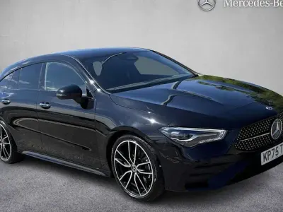 Used Mercedes CLA200 AMG line 163 HP (119 kW) 2025 Black Estate