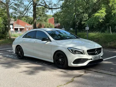 Used Mercedes CLA180 AMG line 2017 White Coupe