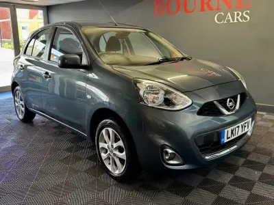 Używany Nissan Micra Acenta 80 KM (58 kW) 2017 Szary Hatchback