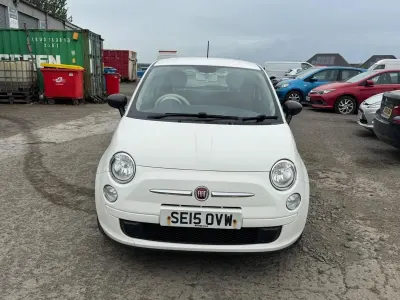 Used Fiat 500 Pop 69 HP (50 kW) 2015 White Hatchback