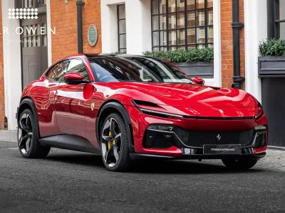 New Ferrari Purosangue 2025 Rosso mugello SUV