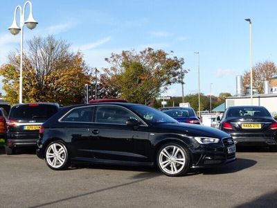 used Audi A3 1.4 TFSI 140 S Line 3dr ++ ULEZ / 20 TAX / HALF LEATHER / HISTORY ++