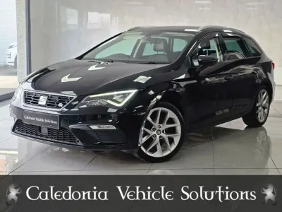 Used Seat Leon ST FR 125 HP (91 kW) 2018 Black Estate