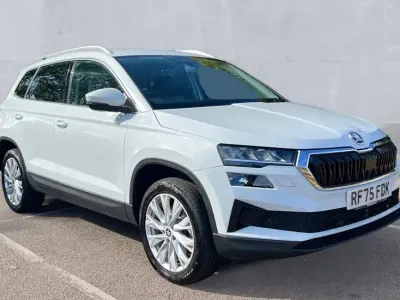 Used Skoda Karoq SE L 150 HP (110 kW) 2026 Moon white metallic SUV