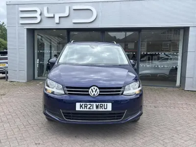 Used VW Sharan SE 148 HP (108 kW) 2021 Blue MPV