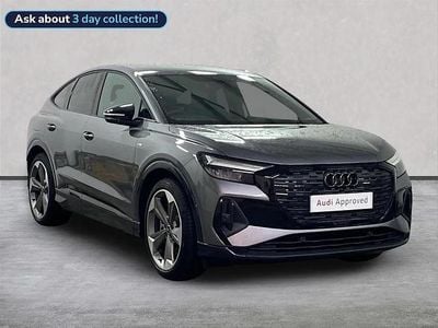 Used Audi Q4 Sportback e-tron Black Edition 210 kW (286 HP) 2025 Grey SUV