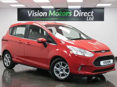 Used Ford B-MAX Zetec 125 HP (91 kW) 2014 Red MPV