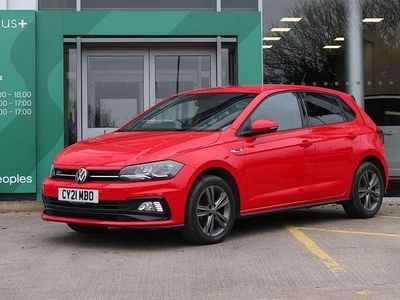 Used VW Polo R-line 95 HP (69 kW) 2021 Red Hatchback