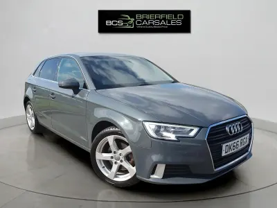 Begagnad Audi A3 Sport 110 HK (80 kW) 2016 Grå Halvkombi