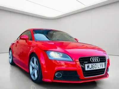 Begagnad Audi TT S-Line 170 HK (125 kW) 2010 Röd Sportkupé