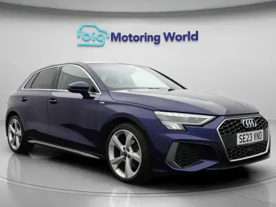 Used Audi A3 Sportback S-Line 110 HP (80 kW) 2023 Blue Hatchback