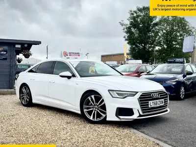 Used Audi A6 S-Line 204 HP (150 kW) 2018 White Sedan
