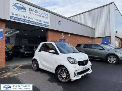 Begagnad Smart ForTwo Coupé Brabus Xclusive 90 HK (66 kW) 2016 Vit Sportkupé